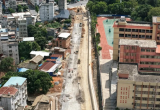 北流明瑞高中路段施工现场实拍！网友：什么时候才能修好？